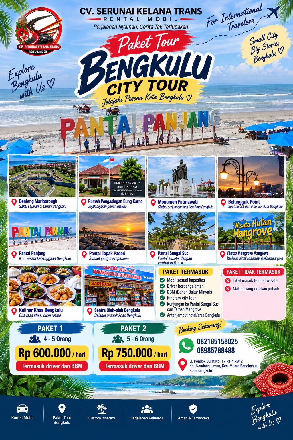 Paket Tour Bengkulu